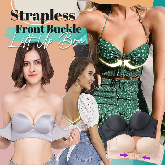 Strapless Front Buckle Bra