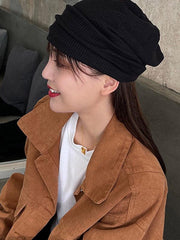 lovevop Simple Casual Solid Color Knitting Hat