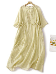 Lovevop besticktes Spitzen-Vintage-Kleid 