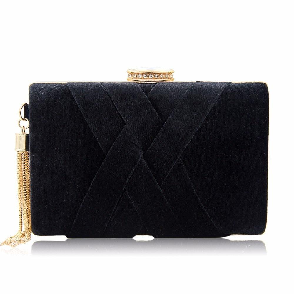 lovevop Milisente  New Arrival Women Clutch Bags Top Quality Suede Clutches Purses Ladies Tassels Evening Bag Wedding Clutches
