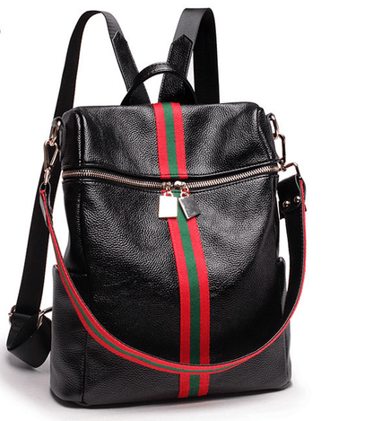 lovevop Hit color ribbon shoulder bag casual handbag fashion wild school Korean backpack