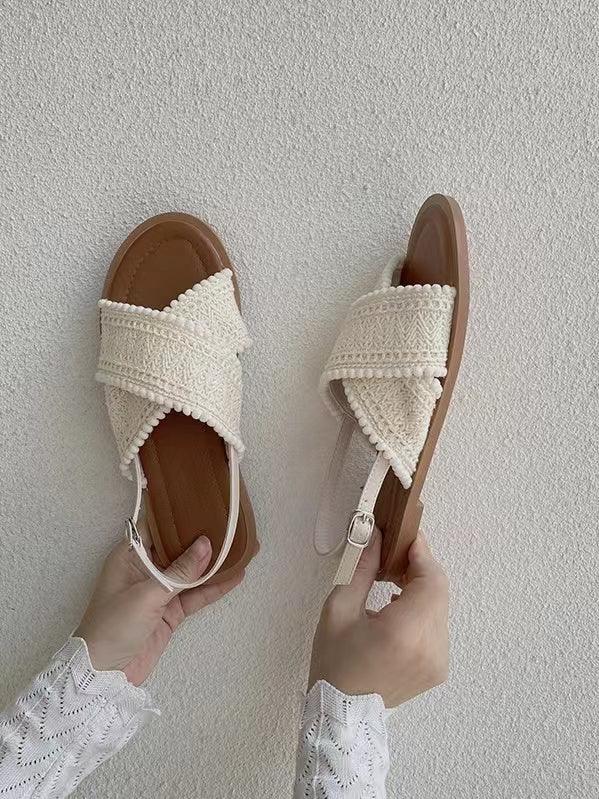 lovevop Gentle and Elegant Niche Design Sandals