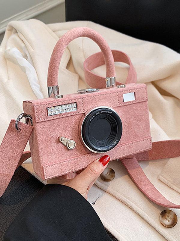 lovevop Urban Camera Shape PU Handbag