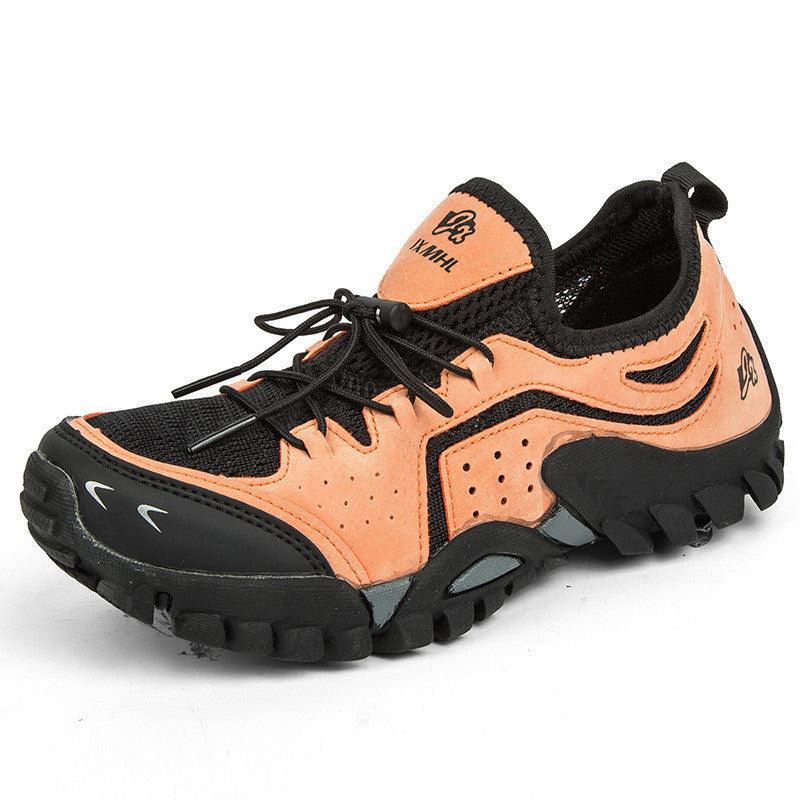 lovevop Couple Summer Hiking Outdoor Mesh British Low-top Shoes