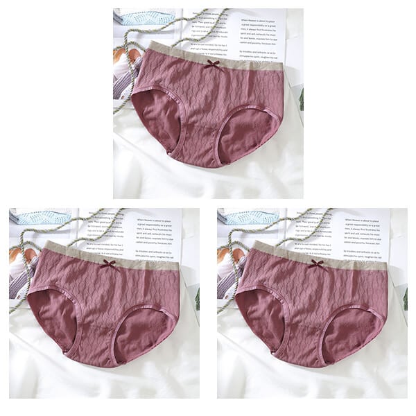 Women's seamless high elastic mid waist panties
