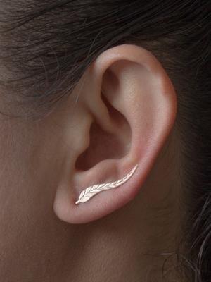 lovevop Leaf Pattern Earring Accessories