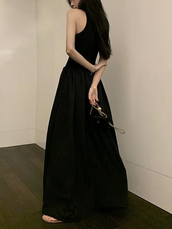 lovevop Minimalist Sleeveless Elegant Long Dress