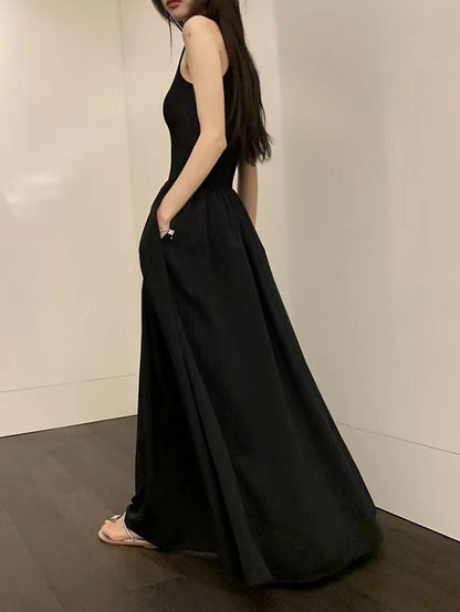 lovevop Minimalist Sleeveless Elegant Long Dress