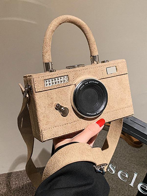 lovevop Urban Camera Shape PU Handbag