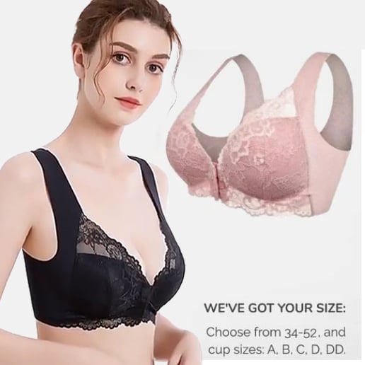 Front Closure 5D Shaping Push Up Bra – Seamless, Beauty Back, Comfy