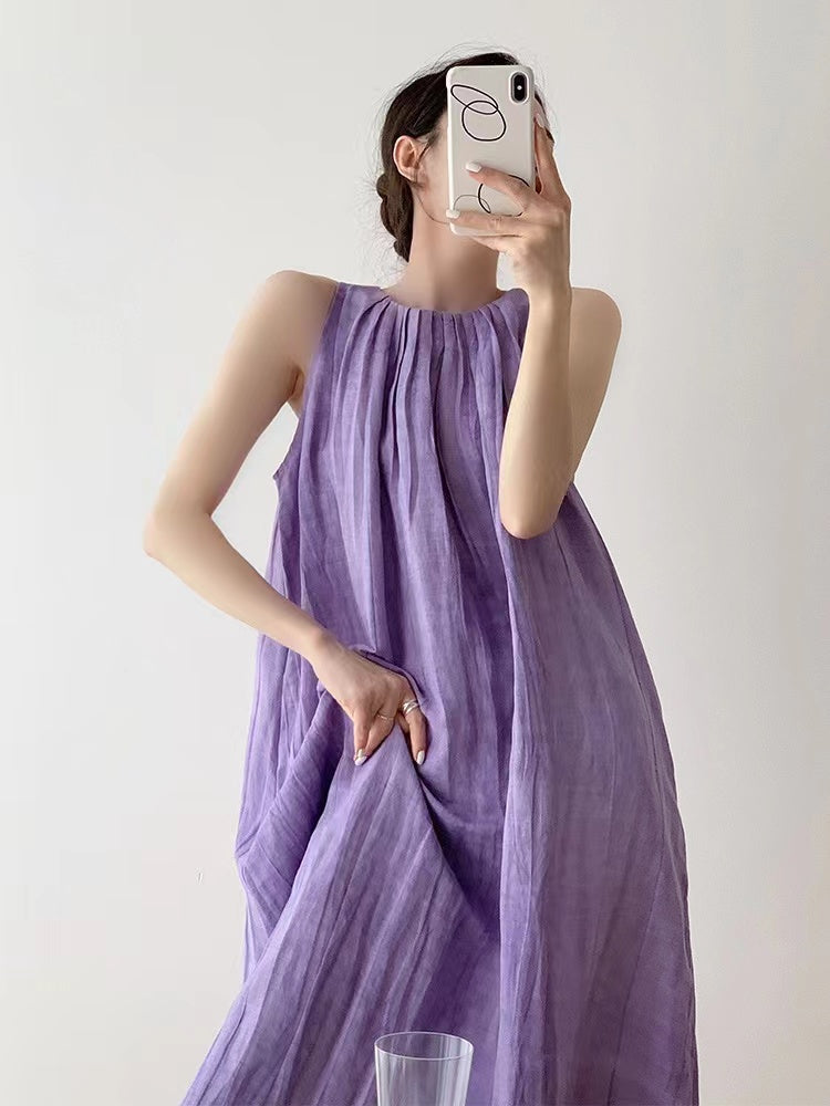 lovevop Purple Tank Dress