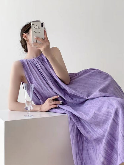 lovevop Purple Tank Dress