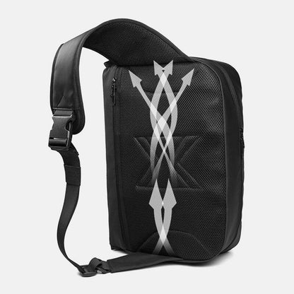 lovevop Men PVC Waterproof Large Capacity Crossbody Bag Multifunction 15.6 Inch Laptop Briefcases Messenger Shoulder Bag