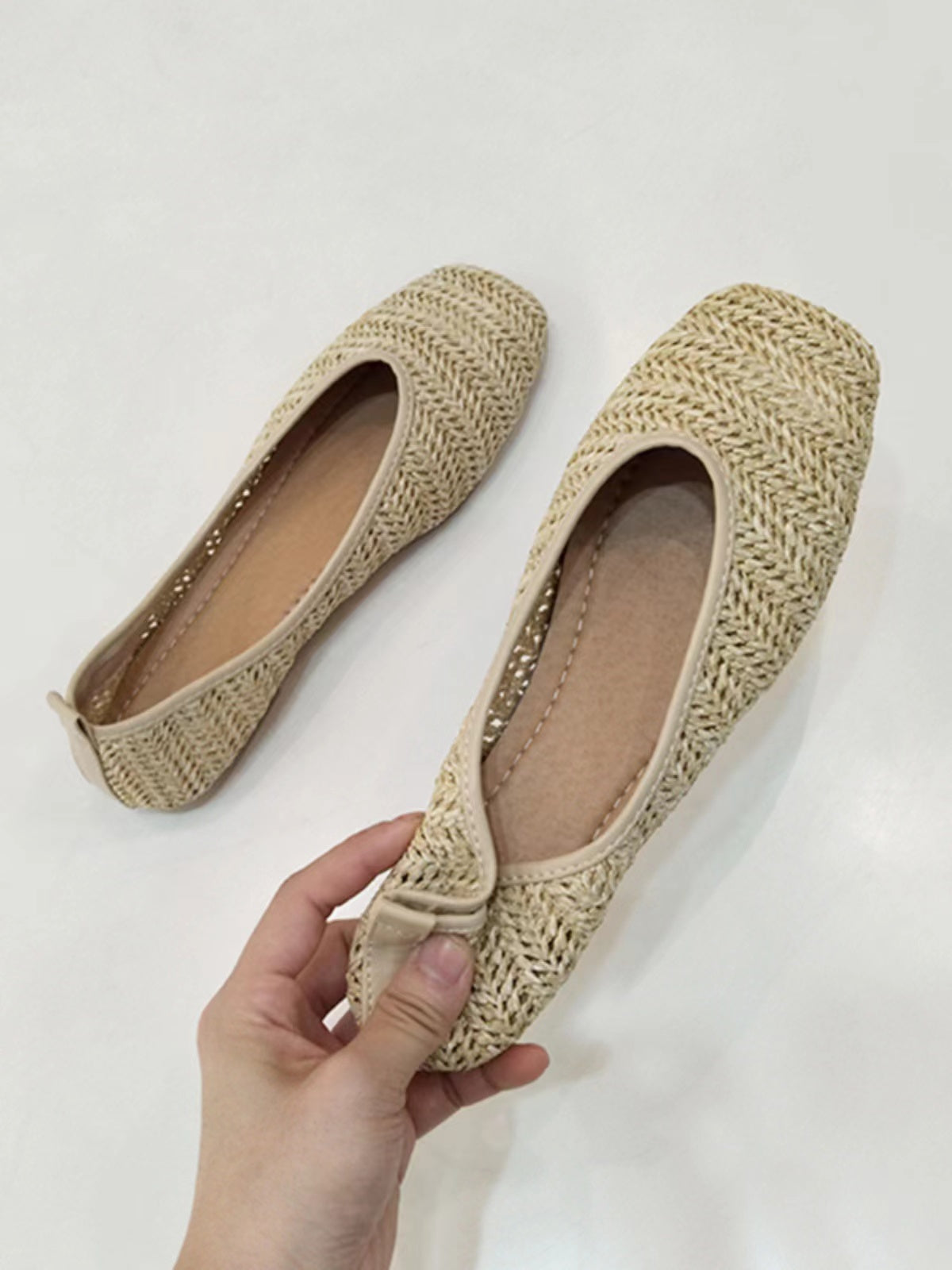 lovevop Simple Breathable Ballet Flat