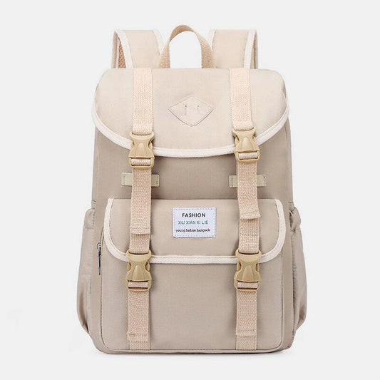 lovevop Women Large Capacity Patchwork Anti theft Waterproof Travel Bags Backpack