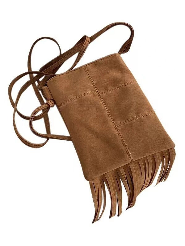 lovevop American Fringe Frosted Messenger Bag