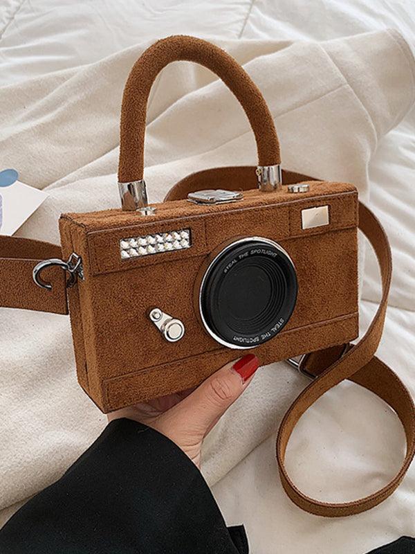 lovevop Urban Camera Shape PU Handbag