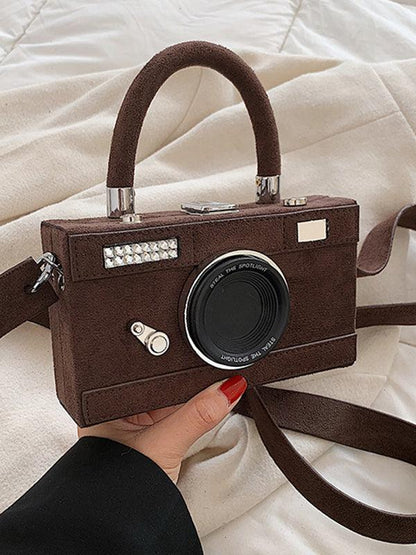 lovevop Urban Camera Shape PU Handbag