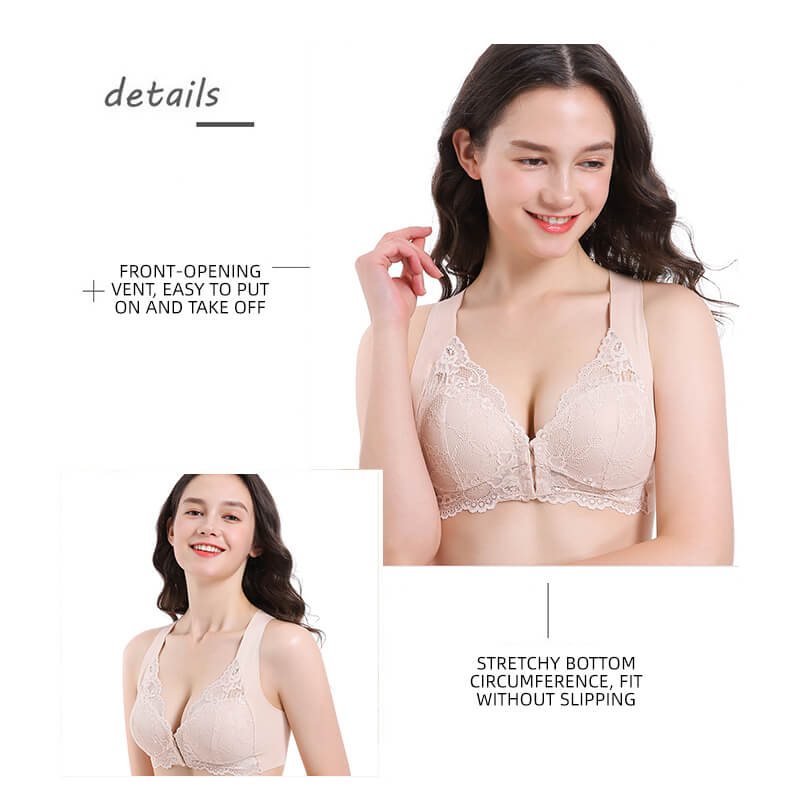 Front Closure 5D Shaping Push Up Bra – Seamless, Beauty Back, Comfy