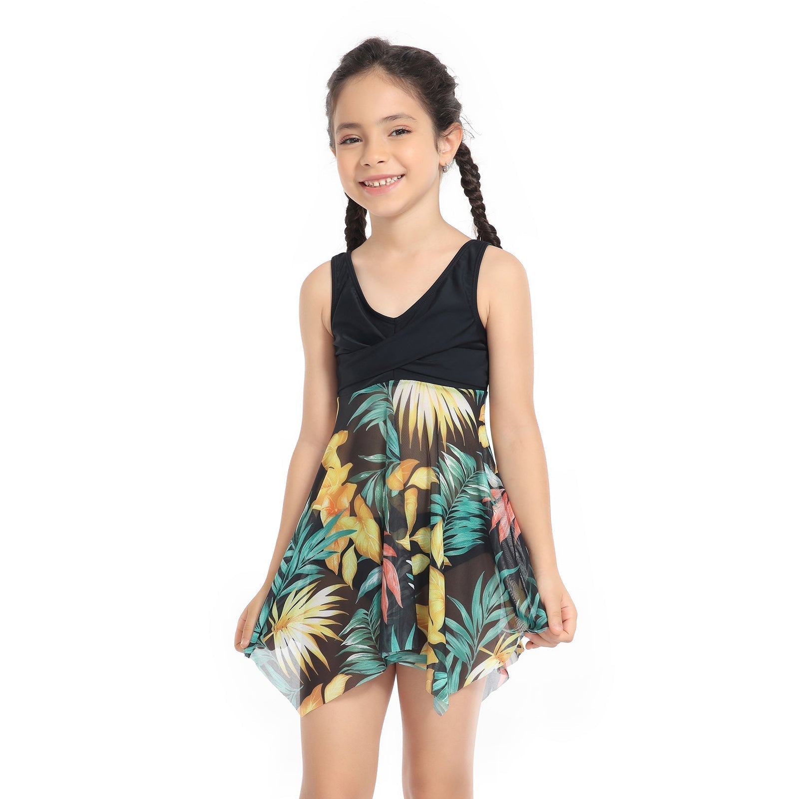 「🎁Father's Day Sale - 50% OFF」Family Matching Plants Printed Swimsuits