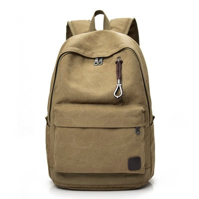 maoxiangshop - 2023 Women Men Canvas Backpacks Large School Bags For Teenager Boys Girls Travel Laptop Backbag Mochila Rucksack Grey