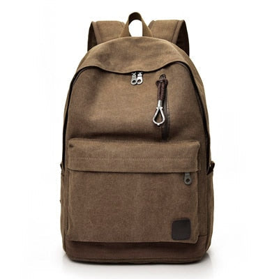 maoxiangshop - 2023 Women Men Canvas Backpacks Large School Bags For Teenager Boys Girls Travel Laptop Backbag Mochila Rucksack Grey