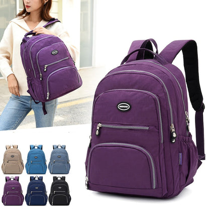 maoxiangshop - New Women Laptop Backpack girls School Campus Bag Rucksack woman Nylon Backbag Travel Daypacks Female Backpack Bolsas Mochila