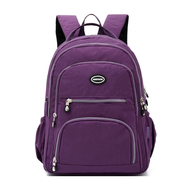 maoxiangshop - New Women Laptop Backpack girls School Campus Bag Rucksack woman Nylon Backbag Travel Daypacks Female Backpack Bolsas Mochila