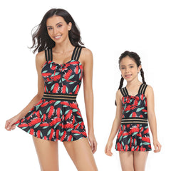 「🌼Summer Flash Sale - 50% Off」 - Tummy Control One-Piece Floral Mommy and Me Swimsuit