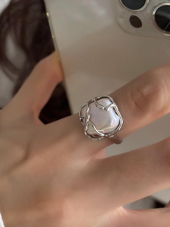 lovevop Moonstone Opening Rings Accessories 2 Sets