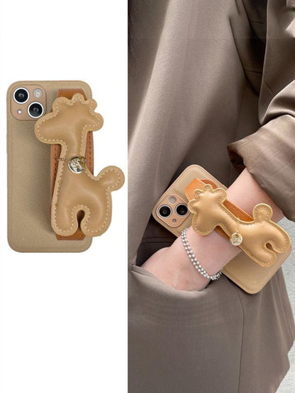 lovevop Giraffe Wristband and Strap iPhone Case