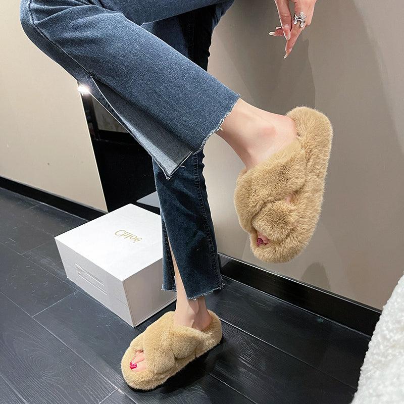 lovevop Fashion Plush Slippers