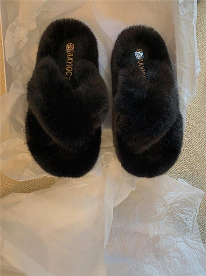 lovevop Fashion Plush Slippers