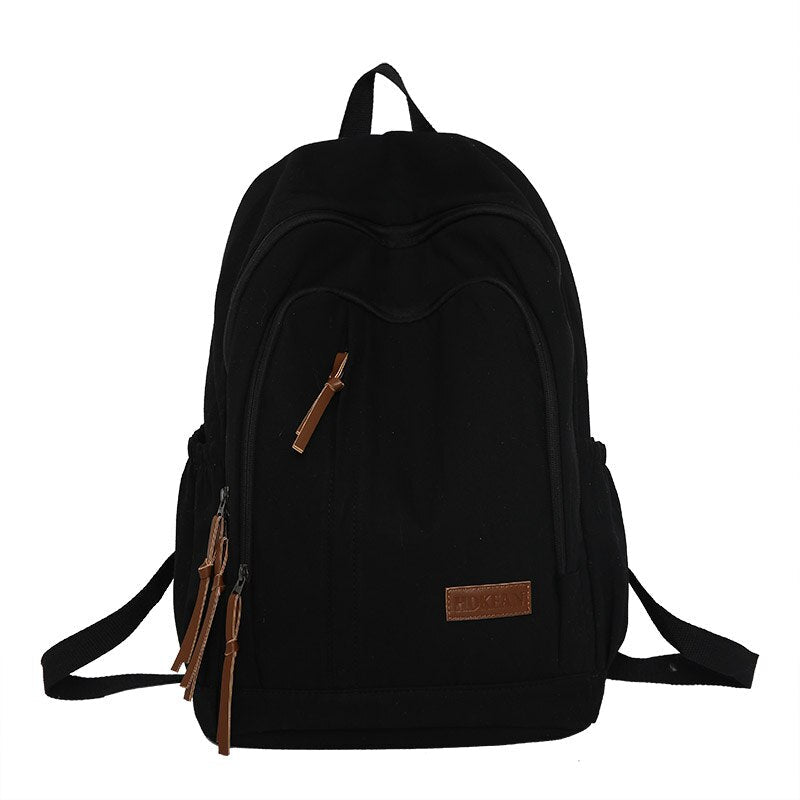 maoxiangshop - Women Canvas Backpacks Large Men Girls Travel Laptop Travel Vintage School Bags For Teenager Boys Backbag Mochila Rucksack