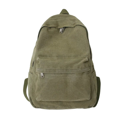 High-capacity Tooling Ins Canvas Women's Backpack for Girls Boys Cute High School Bags for Teens New Women Backpacks Mochila