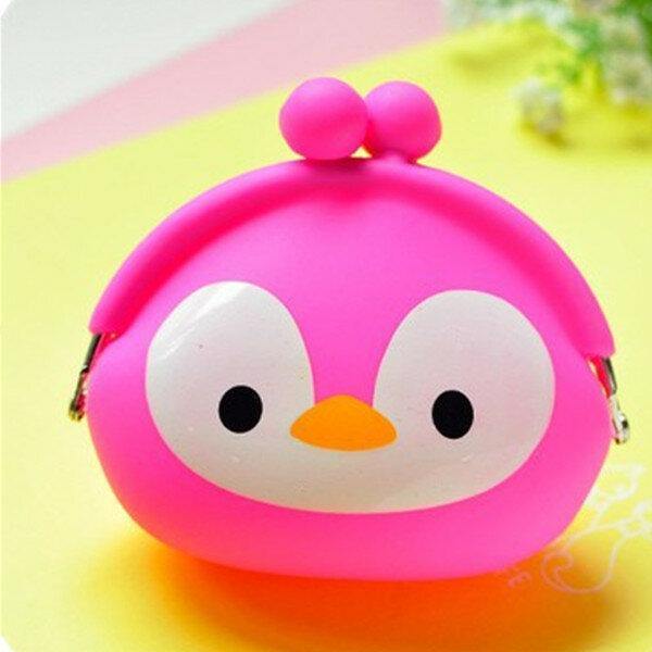 elvesmall Women Silicone Jelly Coin Purse Cartoon Lovely Animal Bag