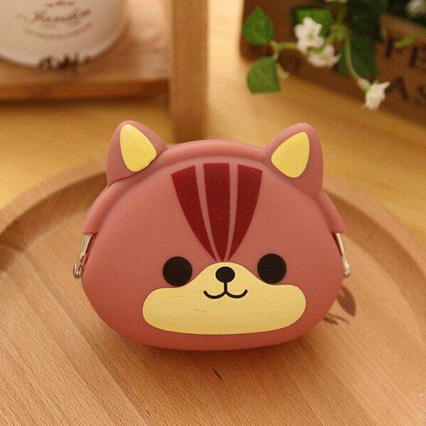 elvesmall Women Silicone Jelly Coin Purse Cartoon Lovely Animal Bag