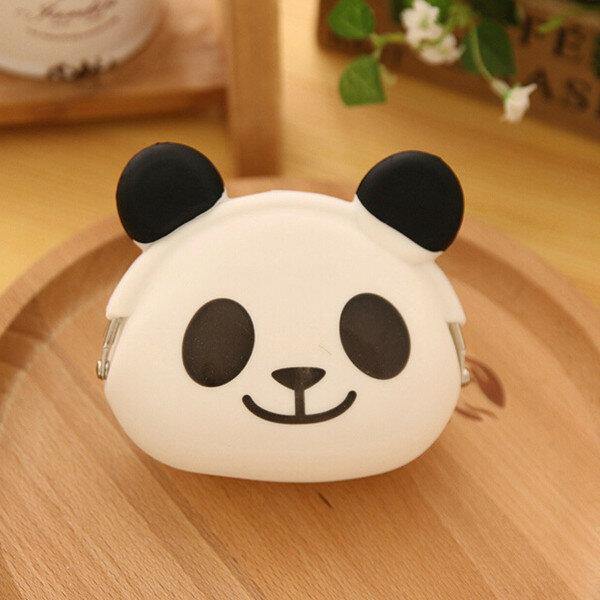 elvesmall Women Silicone Jelly Coin Purse Cartoon Lovely Animal Bag