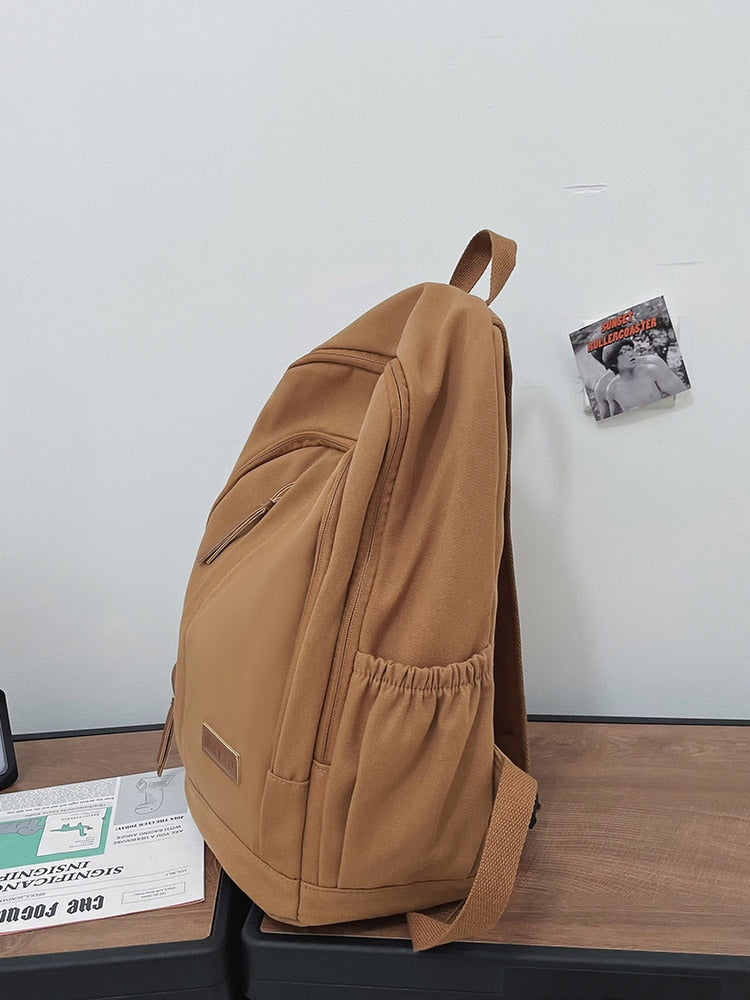 maoxiangshop - Women Canvas Backpacks Large Men Girls Travel Laptop Travel Vintage School Bags For Teenager Boys Backbag Mochila Rucksack