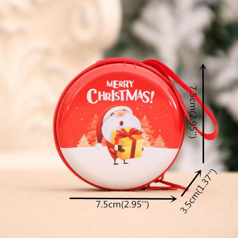 elvesmall Unisex Child Adult Christmas Pattern Coin Bag Christmas Gift