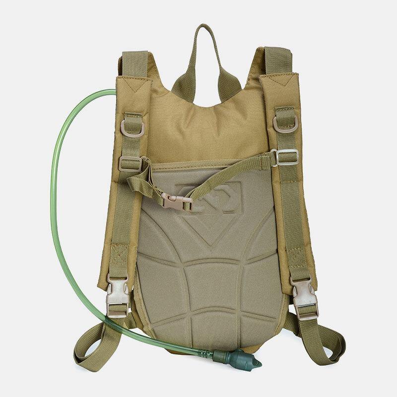 lovevop Men Oxford Cloth Tactical Camouflage Outdoor Riding Climbing Sport Water Bottole Pocket Backpack