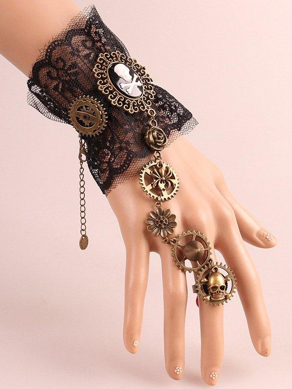 lovevop Vintage Geometry Ring&Bracelet