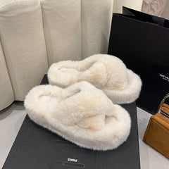 New fur slippers