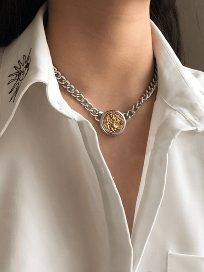 lovevop Casual Geometry Necklace