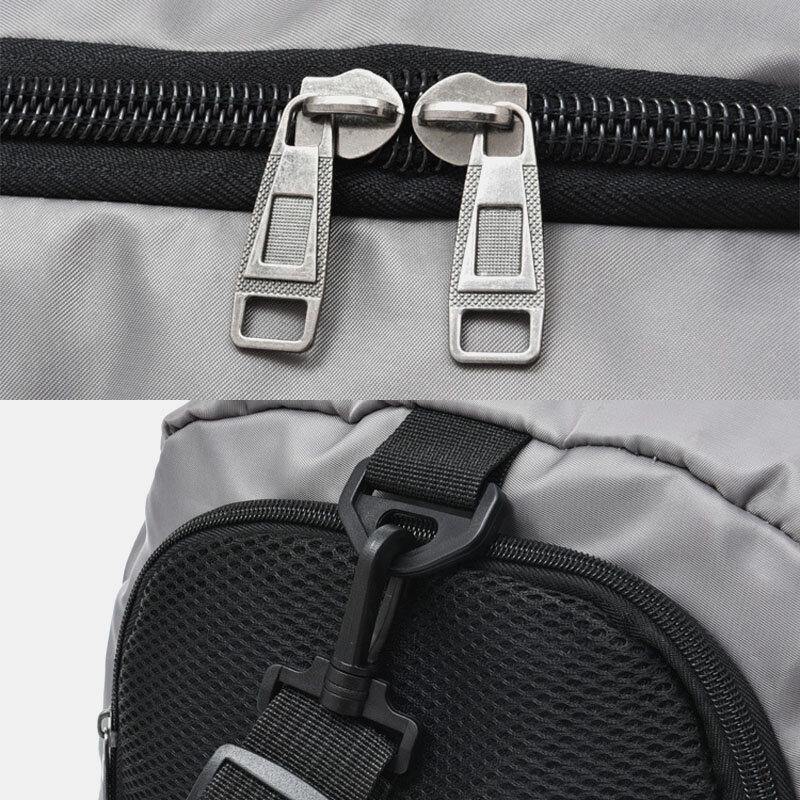 lovevop Unisex Nylon Waterproof Wear-resistance Outdoor Brief Large Capacity Basketball Storage Bag Travel Bag Gym Bag Backpack