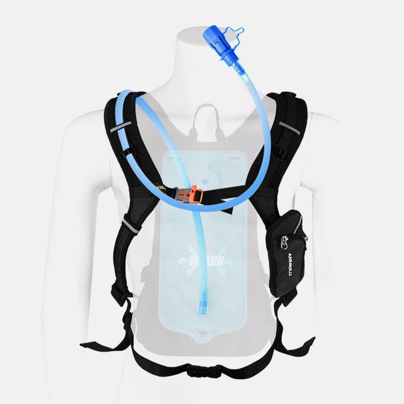 lovevop Women & Men Waterproof Reflective Cycling Outdoor Running Mountaineering Hiking Backpack With Detachable Phone Pocket Net Bag