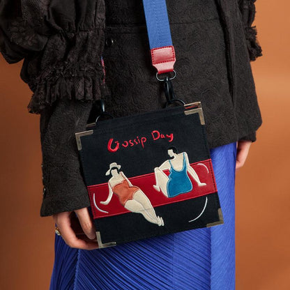 lovevop Vintage Velvet Bag Canvas Embroidery Vintage Messenger Bag Women In The 2020 Series Of One Day