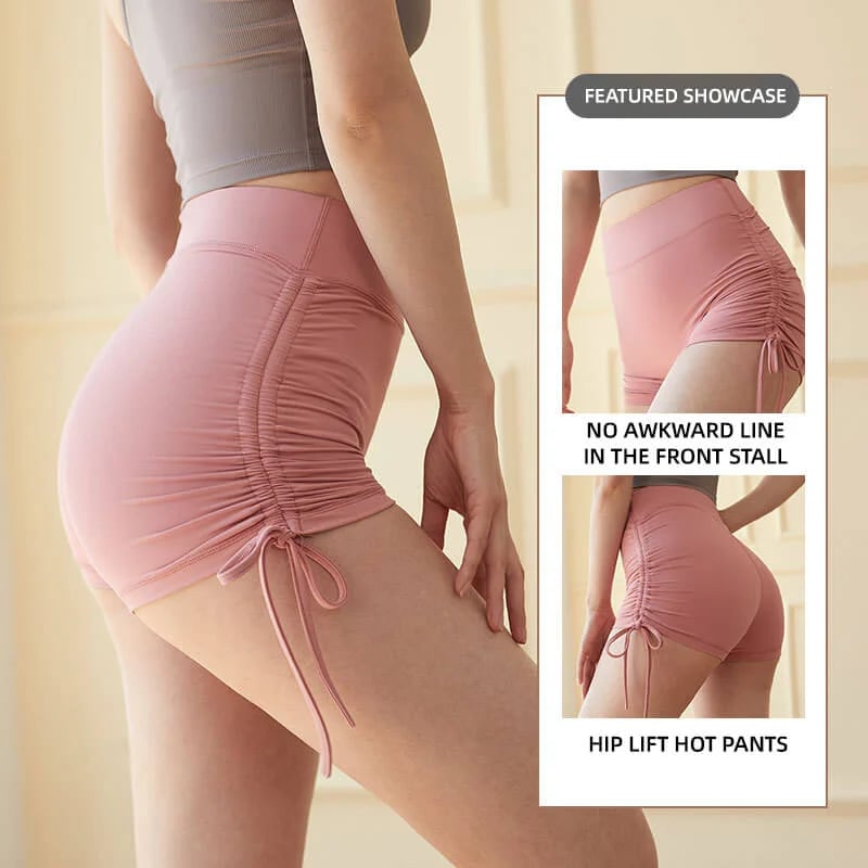 High-waisted hip-lifting fitness three-point yoga pants