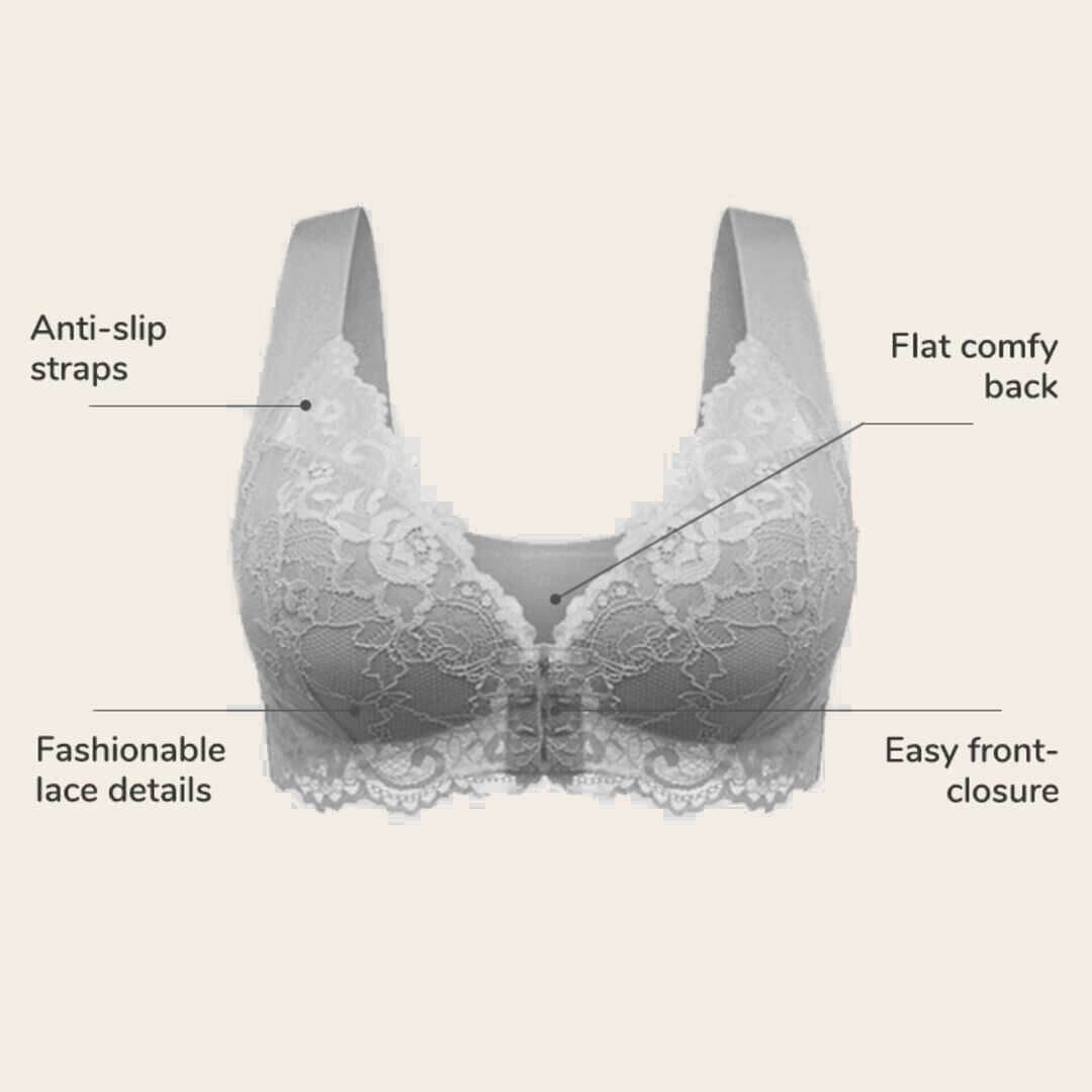 Front Closure 5D Shaping Push Up Bra – Seamless, Beauty Back, Comfy