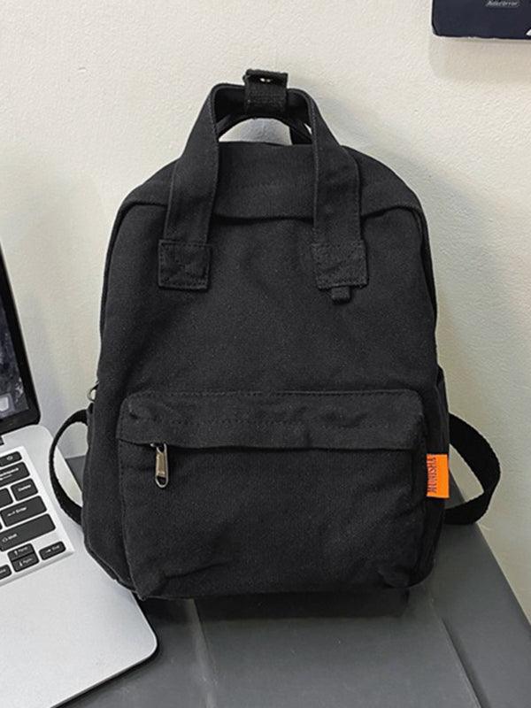 lovevop Simple Casual 5 Colors Canvas Backpack